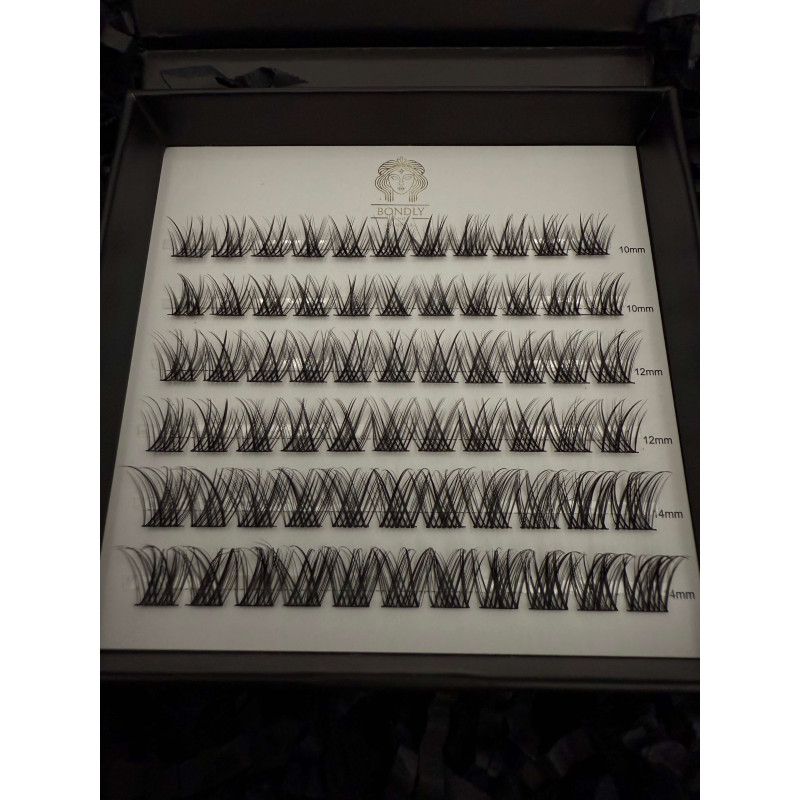 Kępki rzęs Demeter - 66 sztuk efekt Wispy