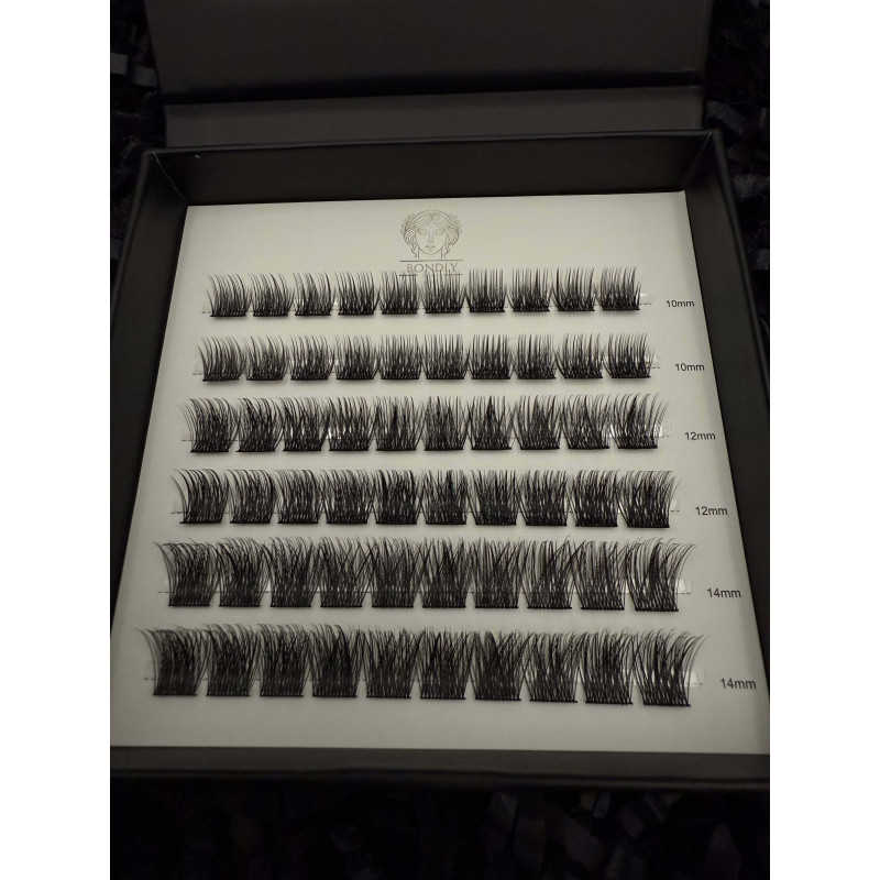 Kępki rzęs Hera Bondly Lashes - 60 sztuk efekt volume glamour