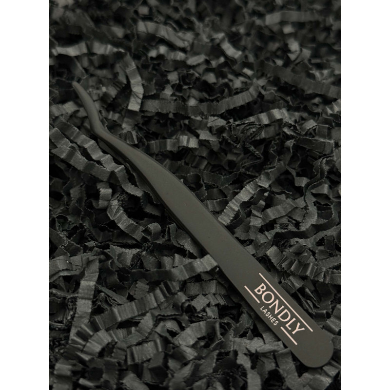 Pęseta wyprofilowana do rzęs - precyzyjny aplikator