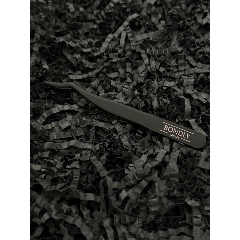 Pęseta wyprofilowana do rzęs - precyzyjny aplikator