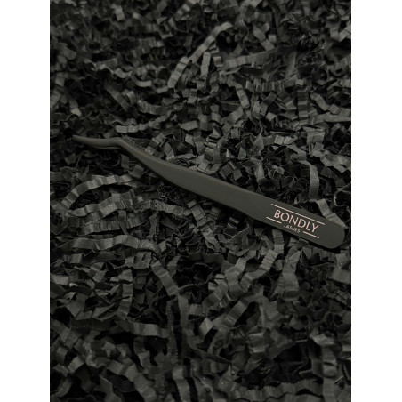 Pęseta wyprofilowana do rzęs - precyzyjny aplikator