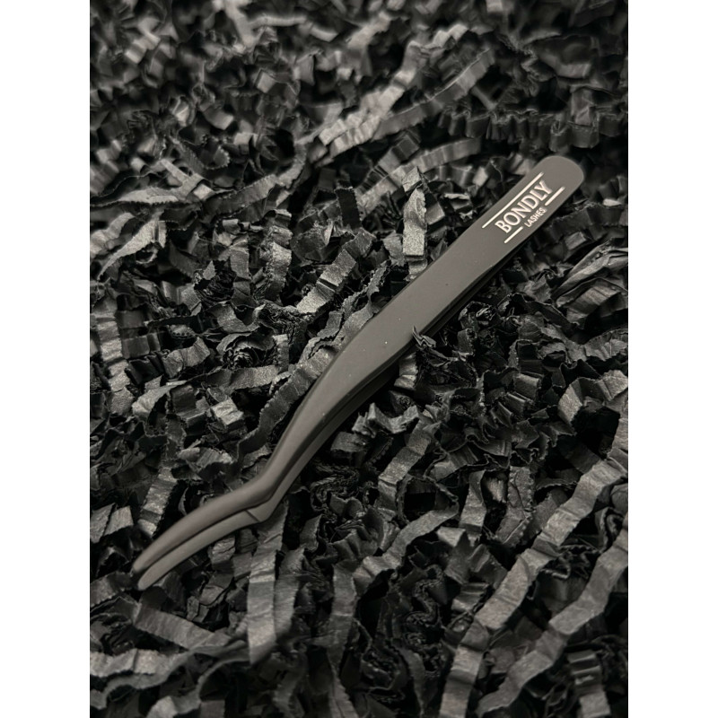 Pęseta wyprofilowana do rzęs - precyzyjny aplikator