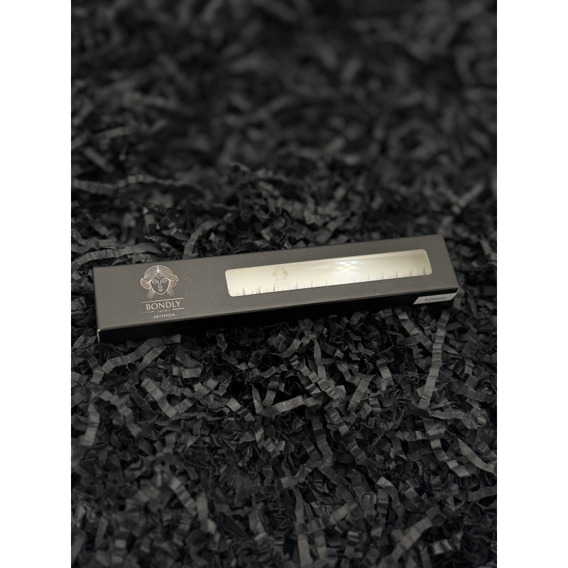 Pojedyncze kępki rzęs bondingowych Artemida 8 mm - precyzyjne wydłużenie rzęs