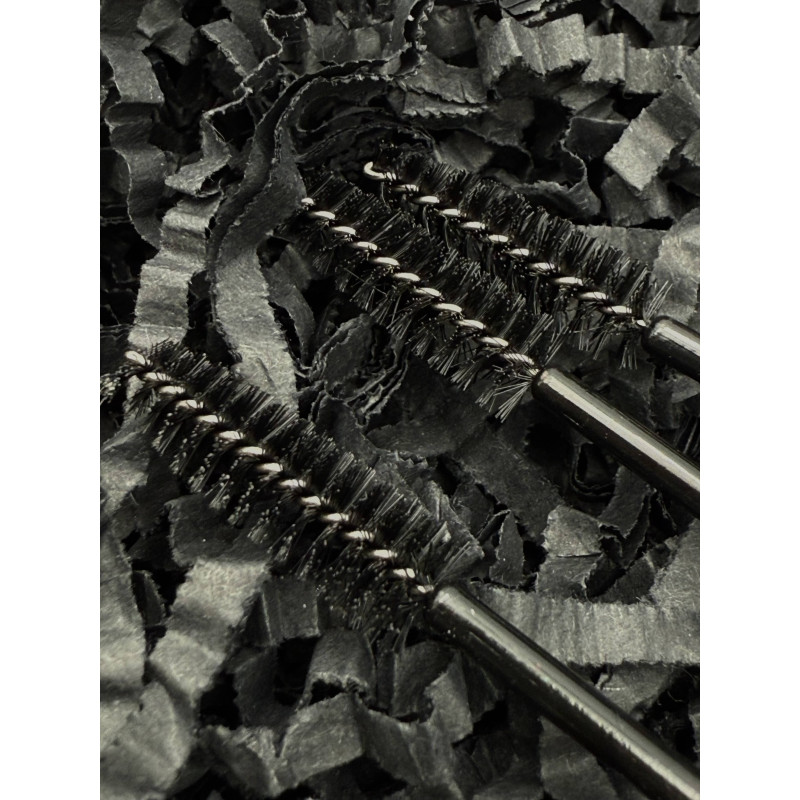 Szczoteczki do rzęs czarne z brokatem 50 sztuk - profesjonalne narzędzia