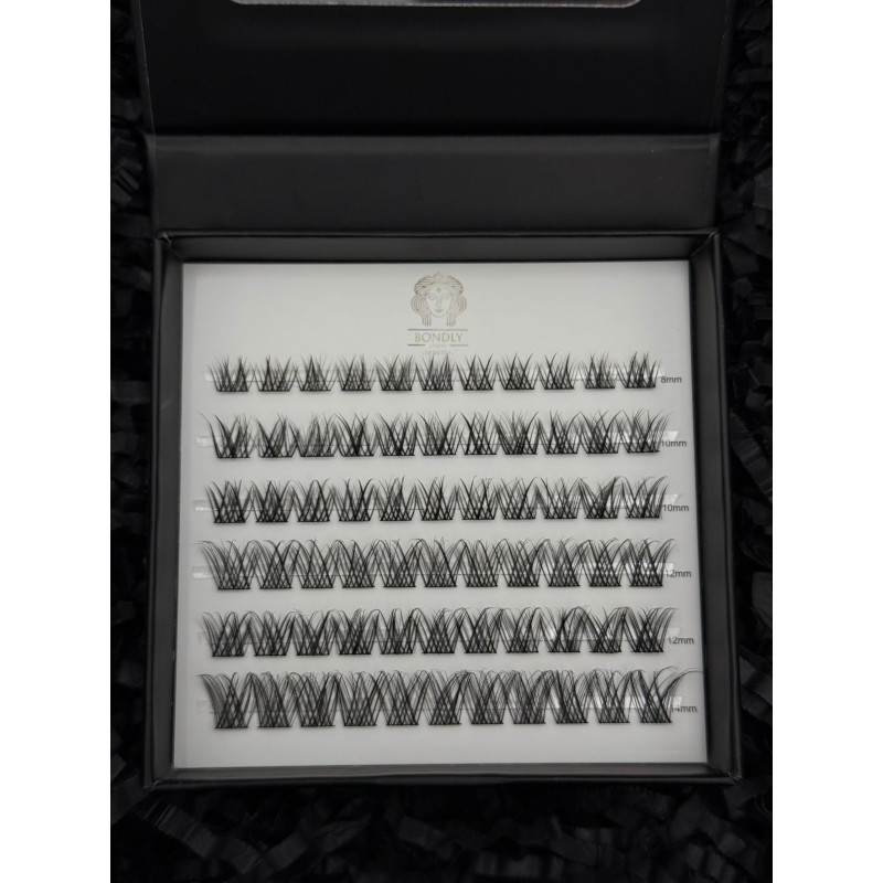 Mini BOX Demeter - Rzęsy bondingowe 66 kępek + akcesoria
